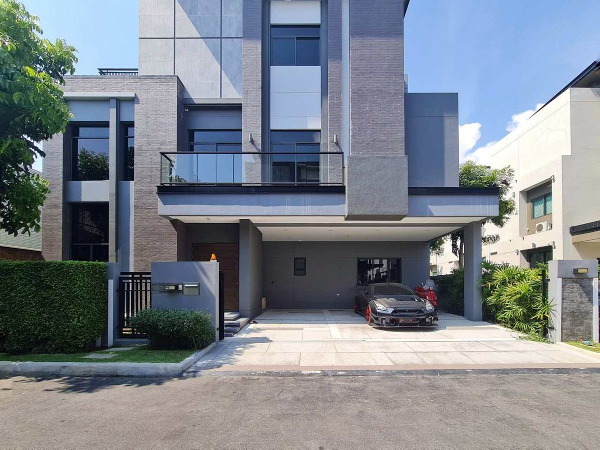 HouseOnnut, Udomsuk : 🏡 Luxury single house, 3 -story corner for rent - The Gentry Sukhumvit 101 ✨ Spacious, luxurious, ready to move in!