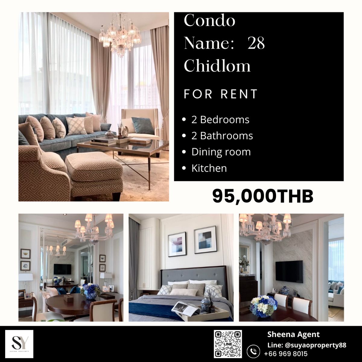 For RentCondoWitthayu, Chidlom, Langsuan, Ploenchit : 28 Chidlom