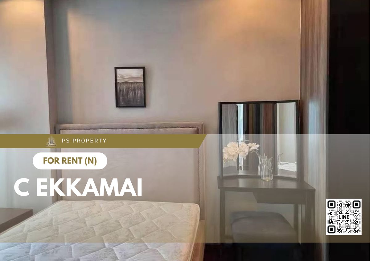 For RentCondoSukhumvit, Asoke, Thonglor : For rent ✨ C Ekkamai ✨ Furniture, electrical appliances, near BTS Ekkamai