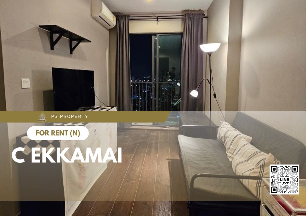 For RentCondoSukhumvit, Asoke, Thonglor : For rent 🔥 C Ekkamai 🔥 Furniture and electrical appliances near Ekkamai BTS