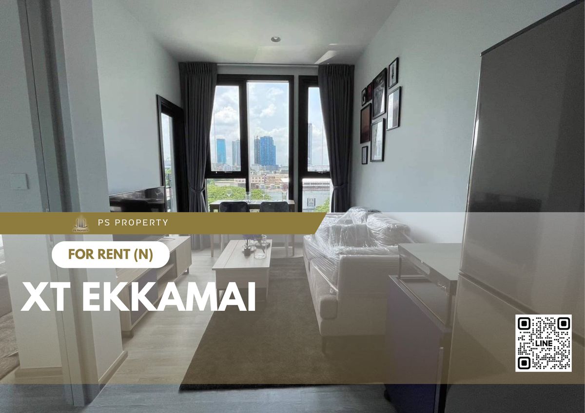 For RentCondoSukhumvit, Asoke, Thonglor : For rent 🔥 XT EKKAMAI 🔥 Furniture and electrical appliances near BTS Ekkamai