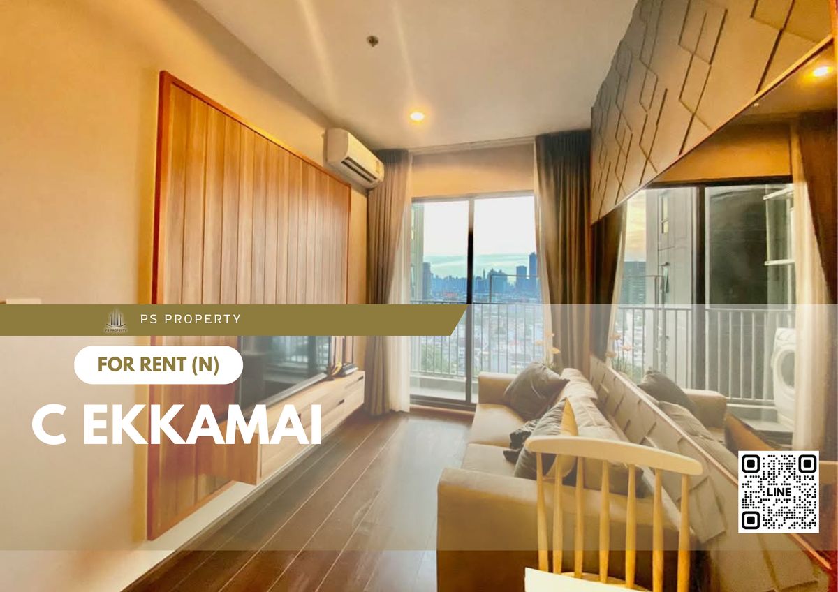 For RentCondoSukhumvit, Asoke, Thonglor : For rent ✨ C Ekkamai ✨ Furniture, electrical appliances, near BTS Ekkamai