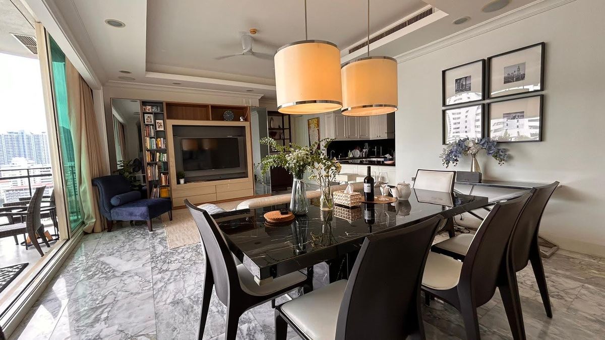 For SaleCondoSukhumvit, Asoke, Thonglor : Luxurious condo for sale & quot; royce private Residents & quot; 3 bedrooms, 3 bathrooms, 144 sq.m. (Contact: @landhouseSelect)