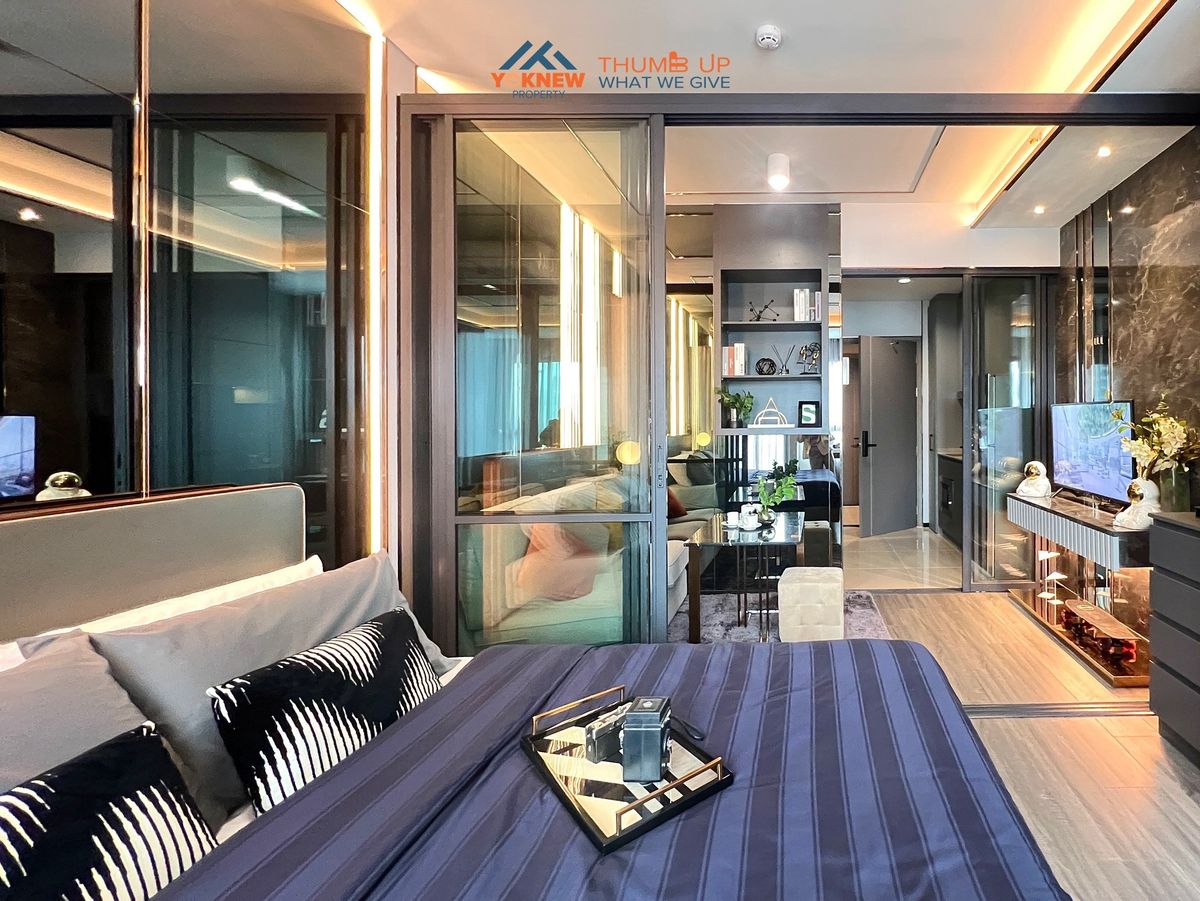 For SaleCondoOnnut, Udomsuk : IDEO Sukhumvit - Rama 4 Room 1 Bedroom New Series, size 30.17 sq.m., responding to all functions of only 350 meters from the Phra Khanong BTS