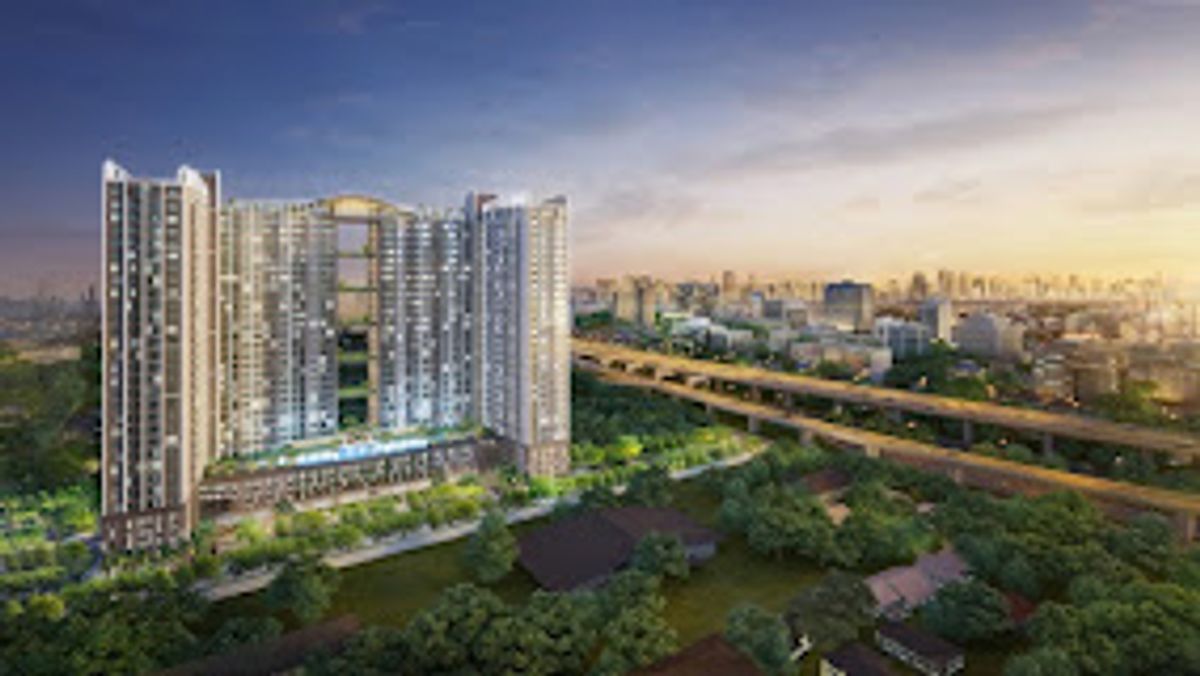 CondoRama9, Petchburi, RCA : sell!! Supalai Werenda, Rama 9, the most beautiful room in the 29th floor project. Building B, beautiful garden view