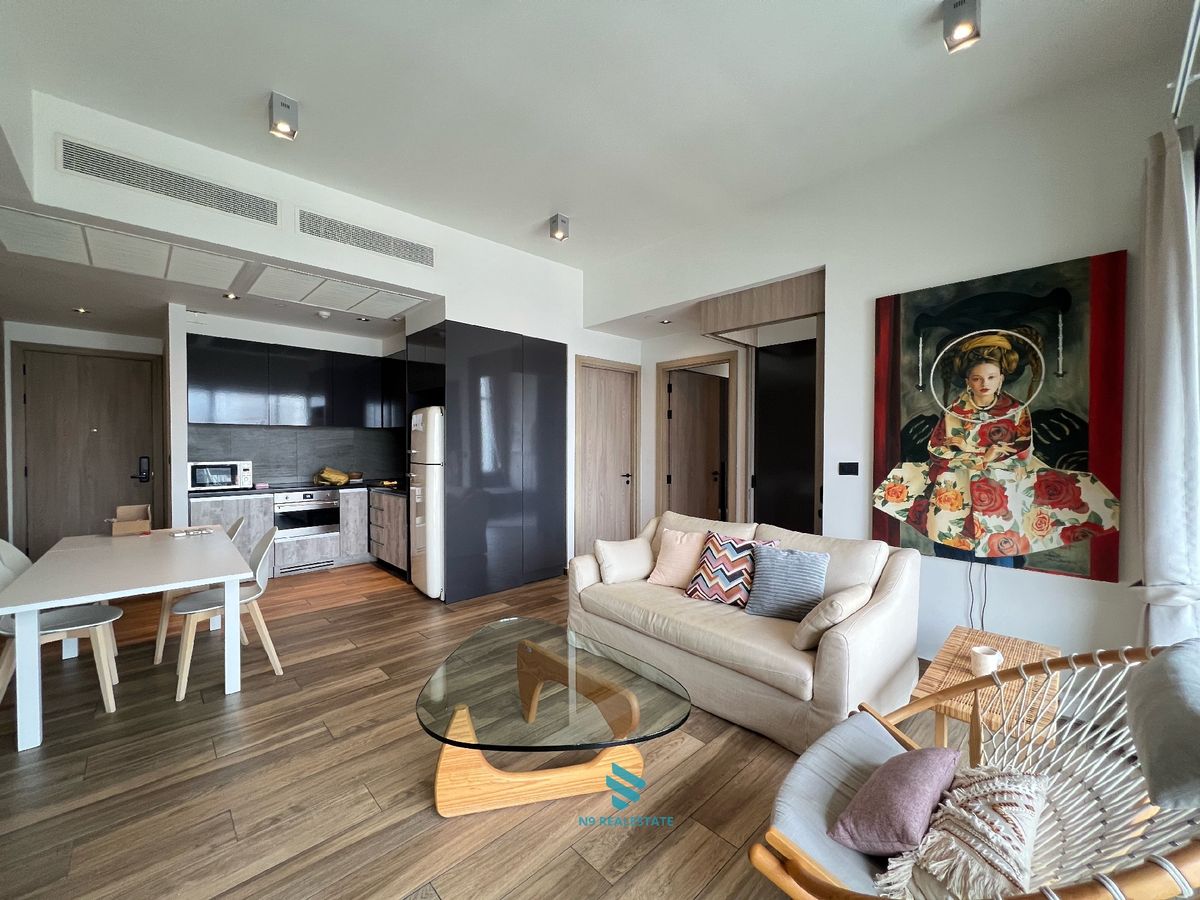 For RentCondoSukhumvit, Asoke, Thonglor : Rent The Loft Asoke, new room, beautiful, beautiful view, 2 bedrooms (with real room pictures, real view, not blocked) near. MRT. Phetchaburi, Asoke Road, SWU, Sukhumvit