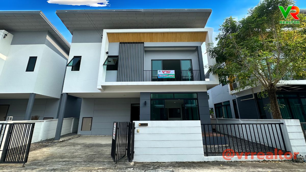 For SaleHousePathum Thani,Rangsit, Thammasat : The cheapest selling in the new home project, Ban Mai has never been in 39.9 sq.wah, 4 bedrooms, 3 water.