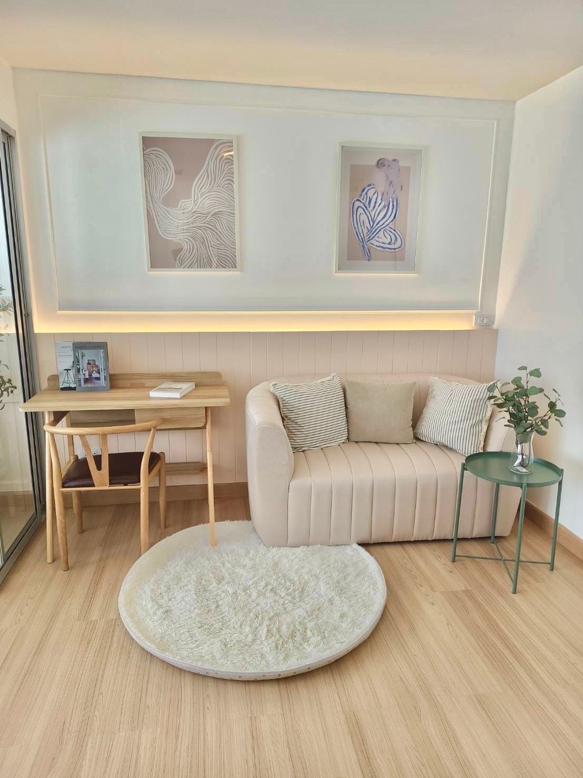 For RentCondoNonthaburi, Bang Yai, Bangbuathong : For rent 📌📌D Condo Rattanathibet near MRT Sai Ma, Tha It, Decorated room, 2nd floor, open view 📌📌 Special cheap price