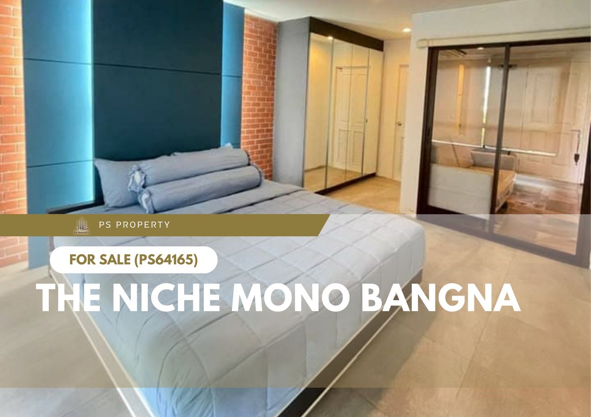 For SaleCondoBangna, Bearing, Lasalle : Urgent sale 🔥 The Niche Mono Bangna 🔥 Furniture and electrical appliances near BTS Bangna (PS64165)