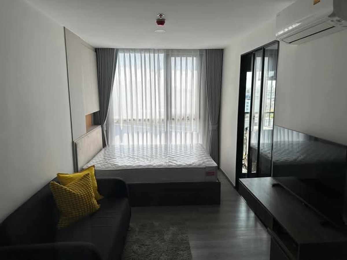 For RentCondoLadprao101, Happy Land, The Mall Bang Kapi : OLK121 Condo for rent, Dier, Lat Phrao-Bang Kapi, Floor 6, City View 24 sqm. 1 Broken 1, 1 water 13,000 baht 064-959-8900