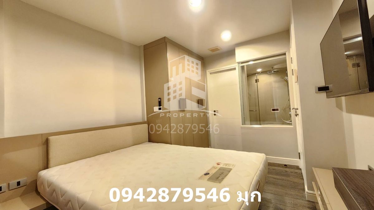 For RentCondoSukhumvit, Asoke, Thonglor : Rent The Crest Sukhumvit 49, 7th floor, size 34 sqm, Eastern balcony