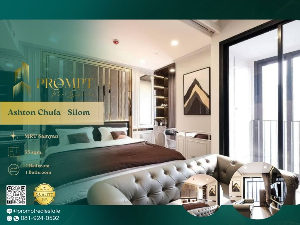 For RentCondoSiam Paragon ,Chulalongkorn,Samyan : AB05675 - Ashton Chula - Silom :  แอชตัน จุฬา - สีลม - MRT Samyan / BTS Saladaeng / Chulalongkorn University