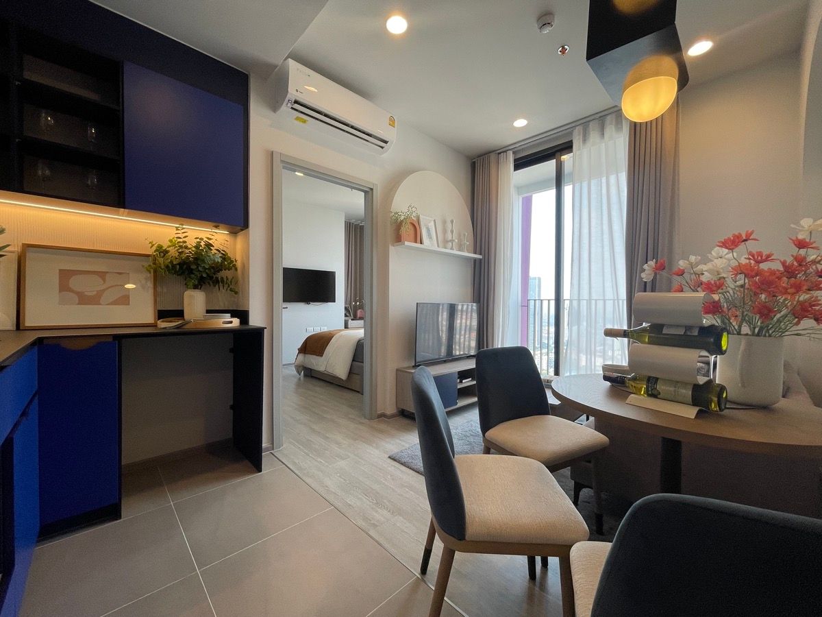 For RentCondoSukhumvit, Asoke, Thonglor : Condo for rent 📌 XT EKKAMAI (XT Ekkamai) ready to move in, 2 Bed 2 Bath, size 45 sq.m., floor 30+, price 35,000 baht/month, call 092-2462653 donut