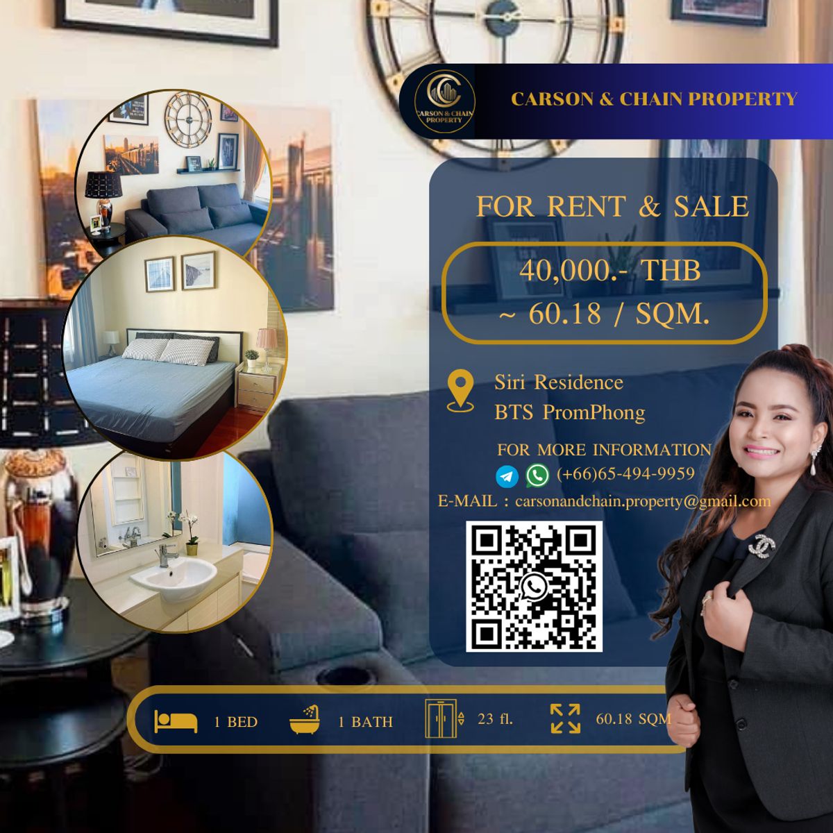 For RentCondoSukhumvit, Asoke, Thonglor : Siri Residence