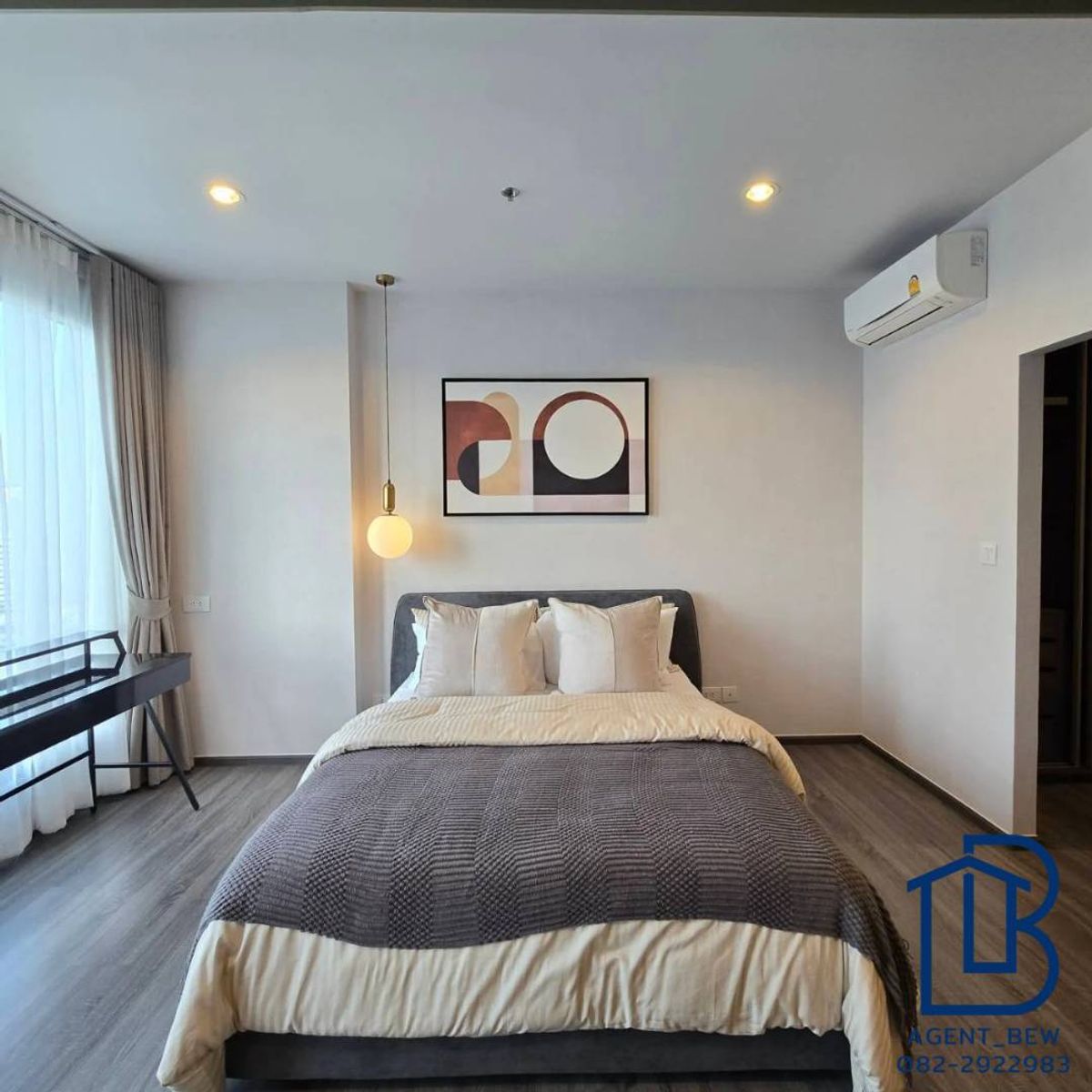 For RentCondoRatchathewi,Phayathai : ✅AVALLE NOWA MOBI RANGNAM 1 Bedroom Sliding Door 39 SQM 30,000 THB Per Month