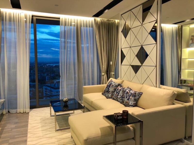 For SaleCondoOnnut, Udomsuk : Condo For Sale The Room Sukhumvit 69 2 Bedroom 2 Bathroom 83 sqm