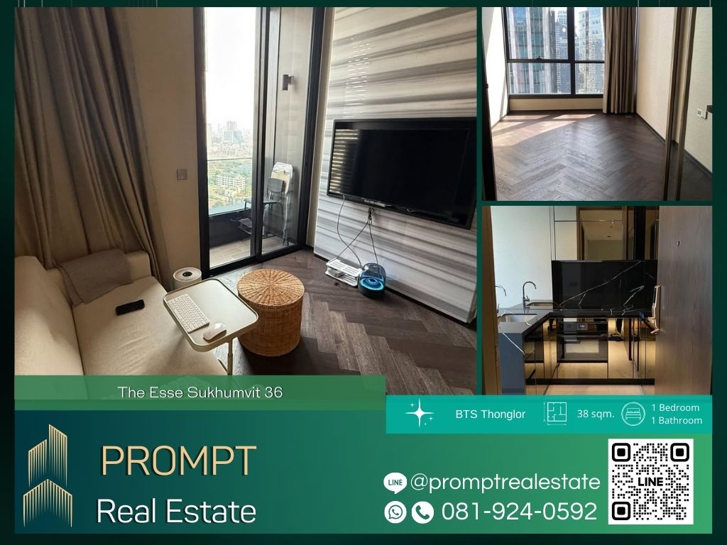 ให้เช่าคอนโดสุขุมวิท อโศก ทองหล่อ : ST13167 - The Esse Sukhumvit 36 :  ดิ เอส สุขุมวิท 36 - BTS Thonglor/ Samitivej Sukhumvit Hospital/ The Emporium