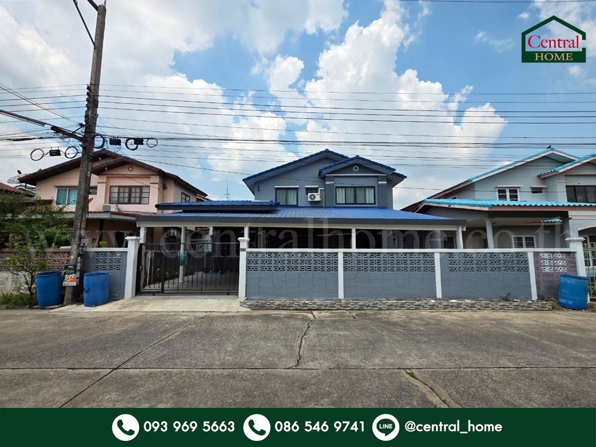 ขายบ้านปทุมธานี รังสิต ธรรมศาสตร์ : บ้านเดี่ยว หมู่บ้าน มาลีรมย์ 5 รังสิต คลองหลวง 6 ราคาถูก