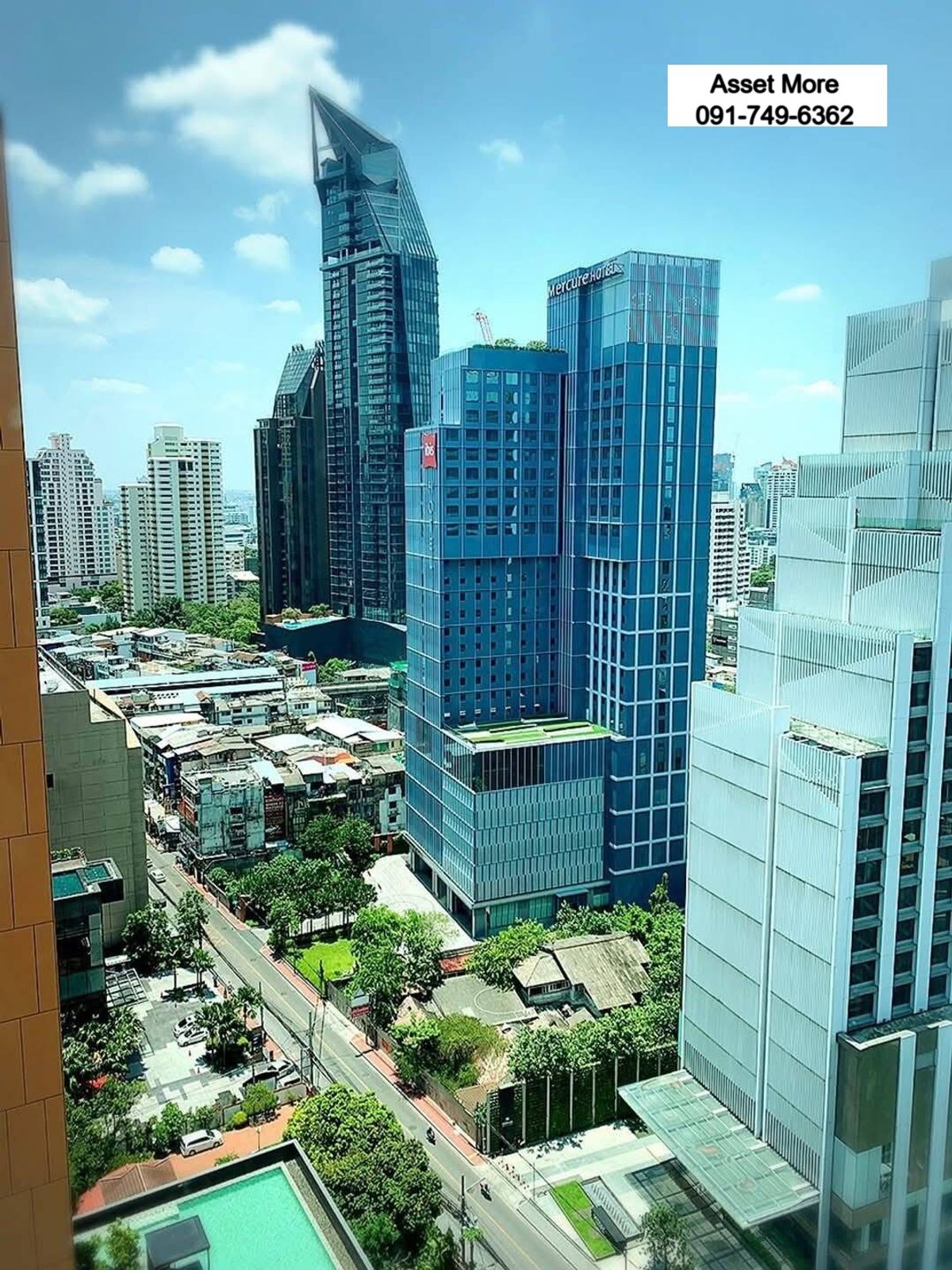 For RentCondoSukhumvit, Asoke, Thonglor : Condo rental size 60.18 sqm. 1bedroom, Phrom Phong Condo, Siri Retriez, Sukhumvit 24, only 150 meters from BTS Promphong.