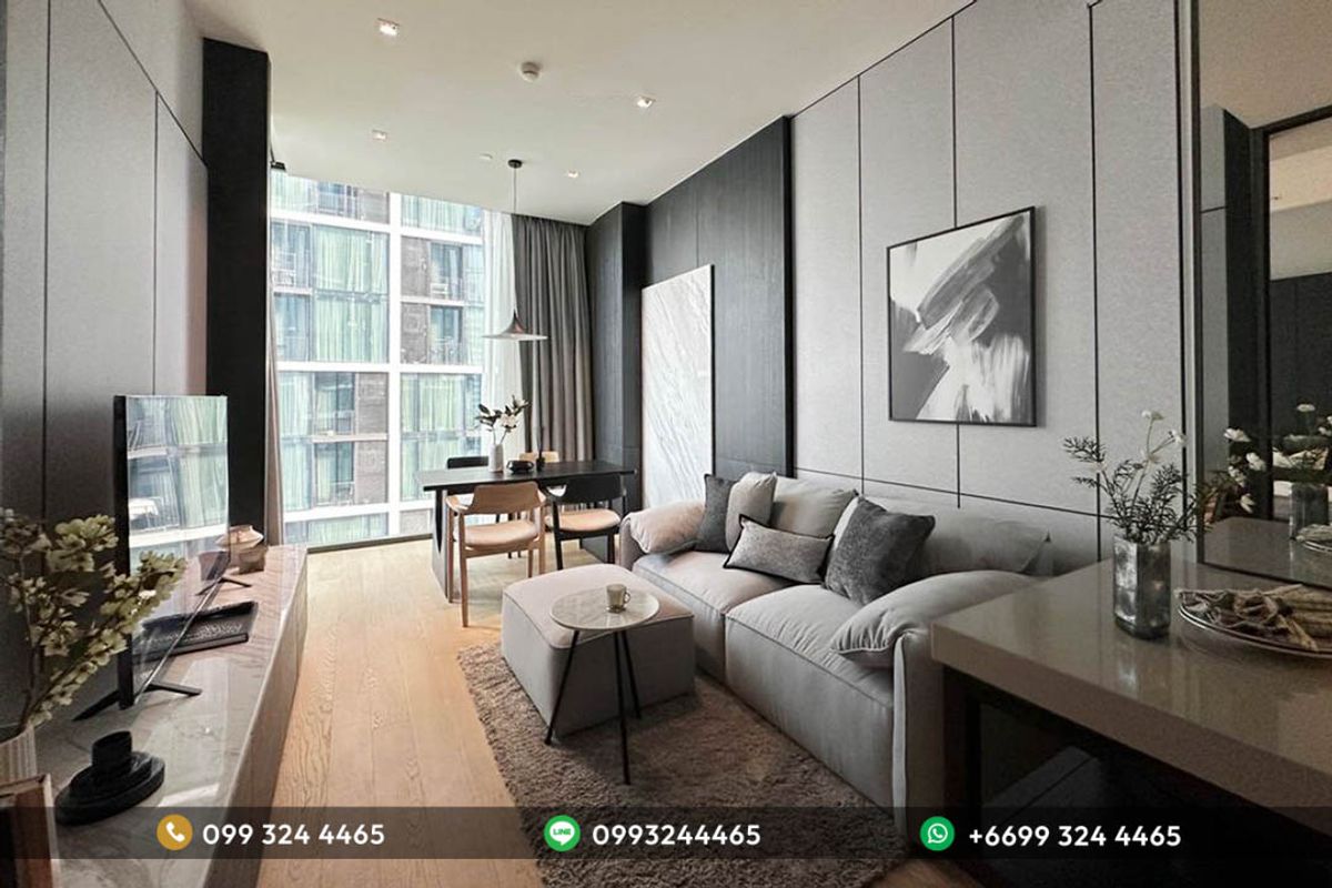 For RentCondoWitthayu, Chidlom, Langsuan, Ploenchit : JY -R2289 - Twenty Etty Eitches - Size 47 sq.m., 1 Bedroom, 1 Bathroom, 7th Floor