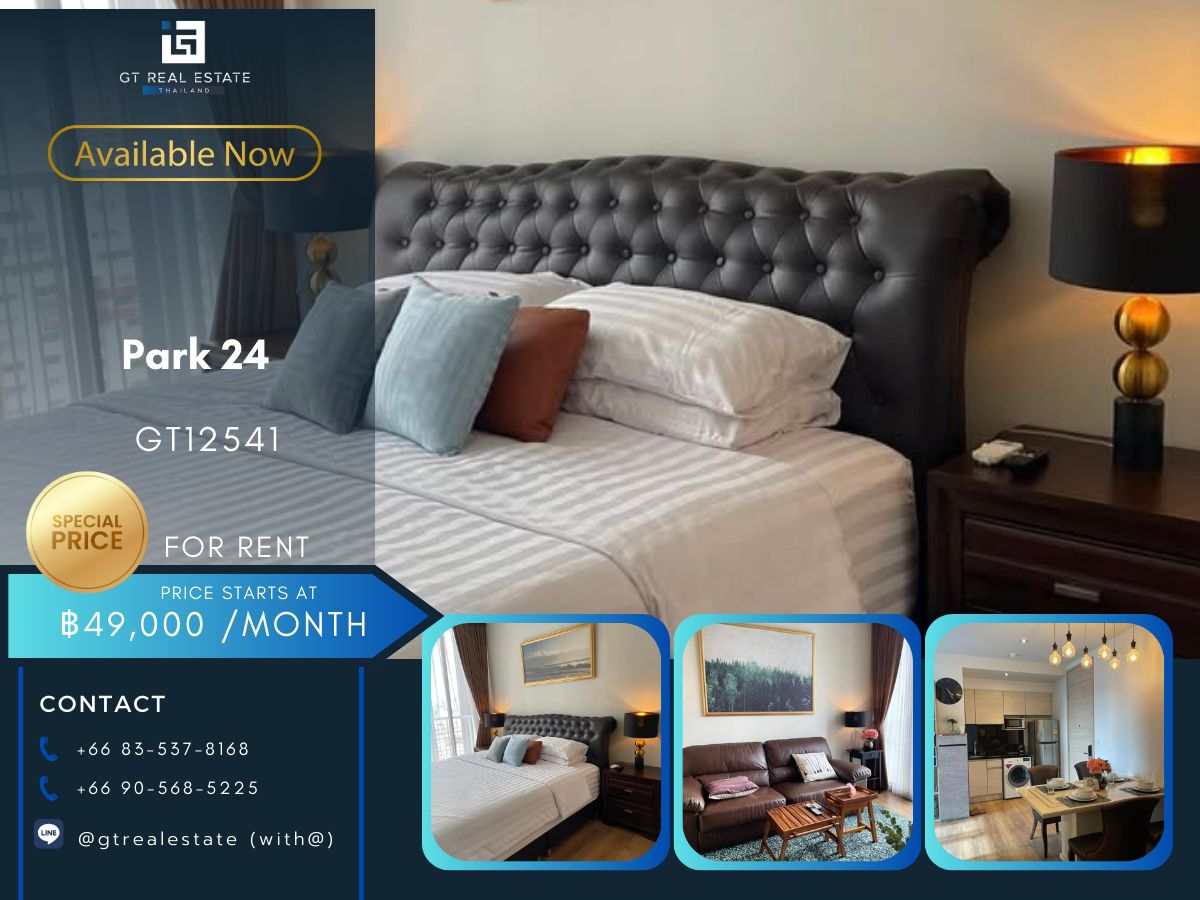 CondoSukhumvit, Asoke, Thonglor : Park 24 rooms, beautiful furniture Ready to rent