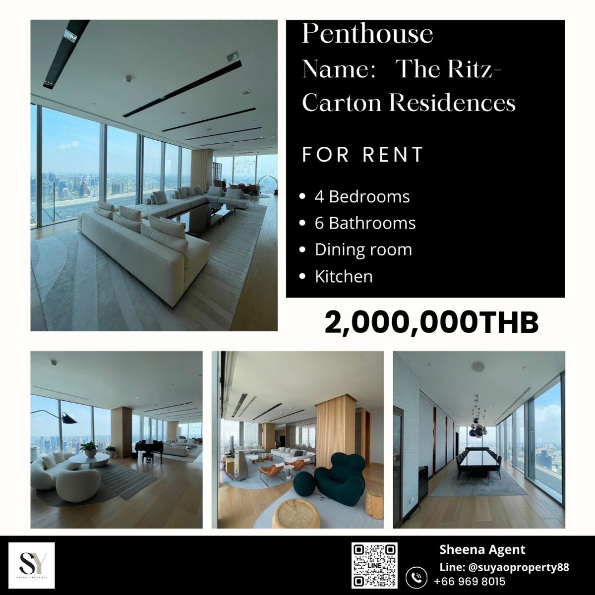 For RentCondoSathorn, Narathiwat : The Ritz-Carton Residences