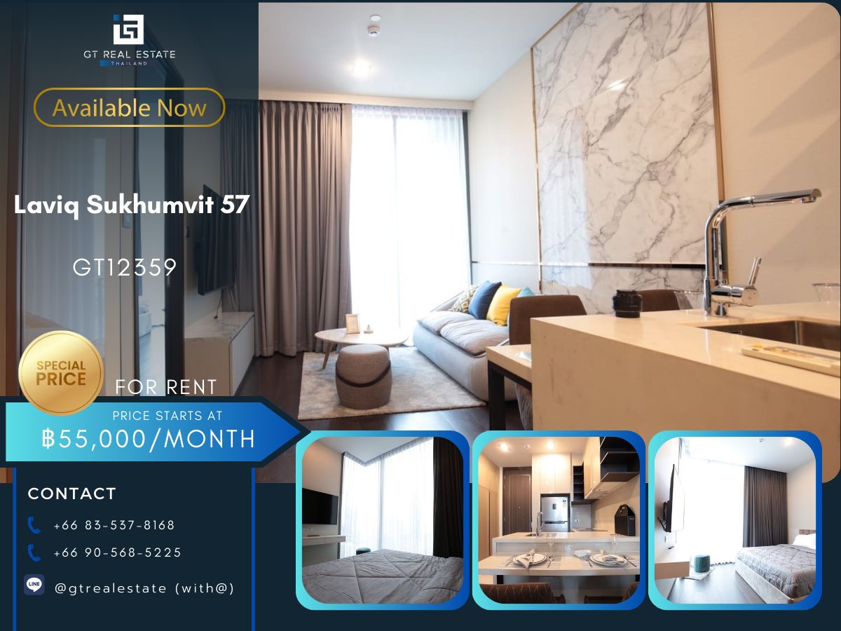 For RentCondoSukhumvit, Asoke, Thonglor : ✨laviq Sukhumvit 57 for RENT ✨