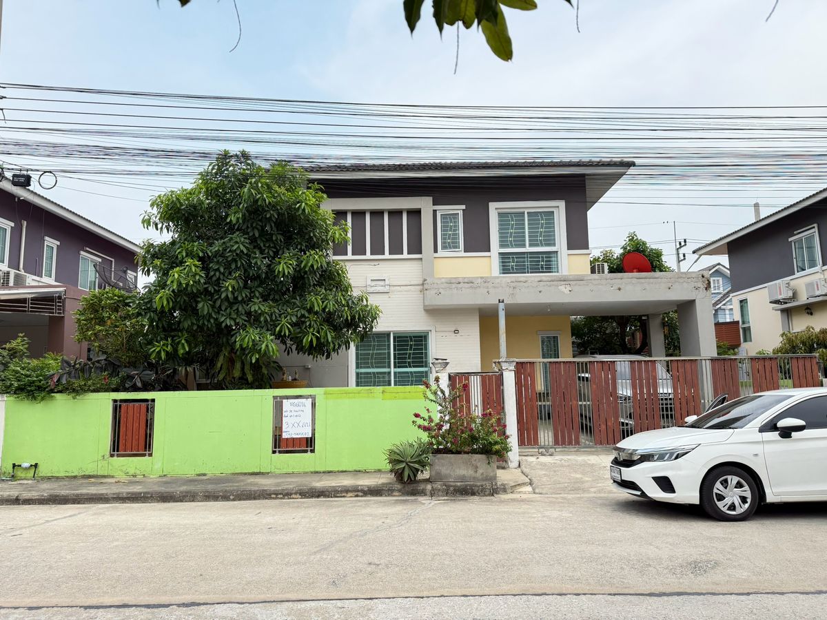 For SaleHousePathum Thani,Rangsit, Thammasat : Urgent sale !!! Detached house, Wang Thong Village, The Praree Rangsit-Khlong Luang