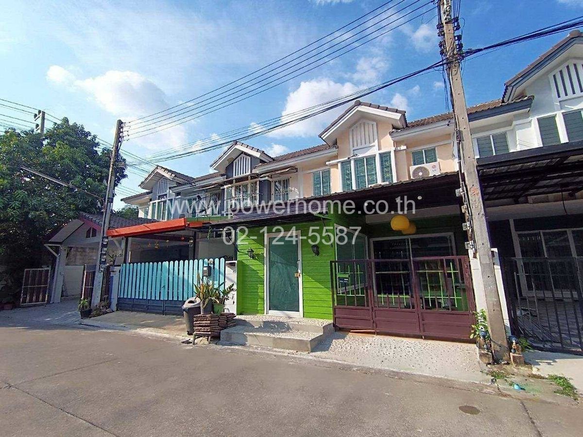 For SaleTownhomePathum Thani,Rangsit, Thammasat : Townhouse for sale, Pruksa Ville 16, Rangsit, Nakhon Nayok