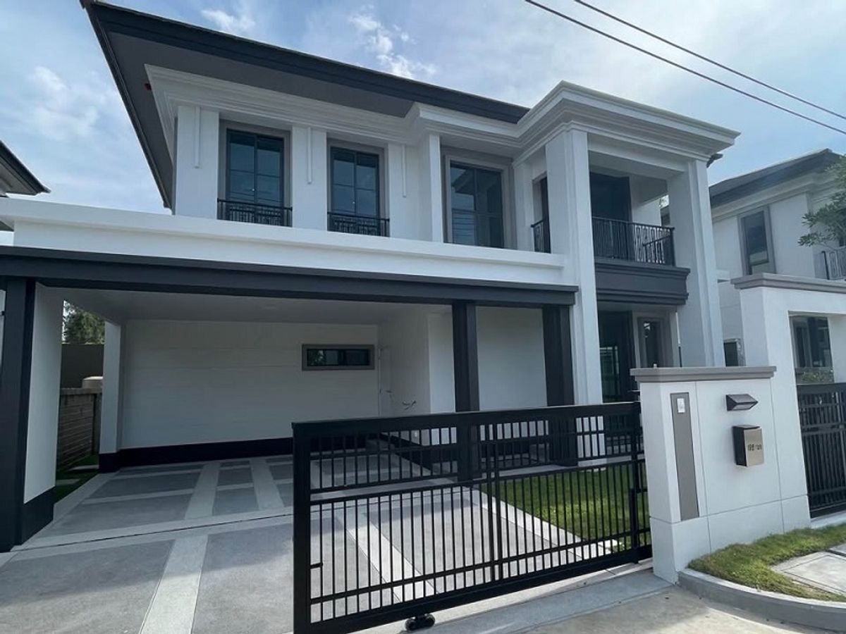 For SaleHousePathum Thani,Rangsit, Thammasat : 2 storey detached house for sale, beautiful house, Setthasiri, Bangkok-Pathum Thani Next to the FLORA VILLE GOLF Golf City, Pathum Thani.