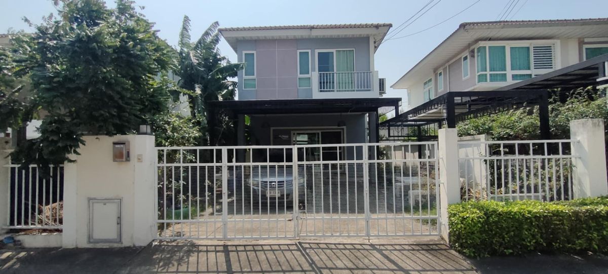 For RentHouseSamut Prakan,Samrong : For rent, Supalai Thepharak Village, complete, ready to contact 082-3223695