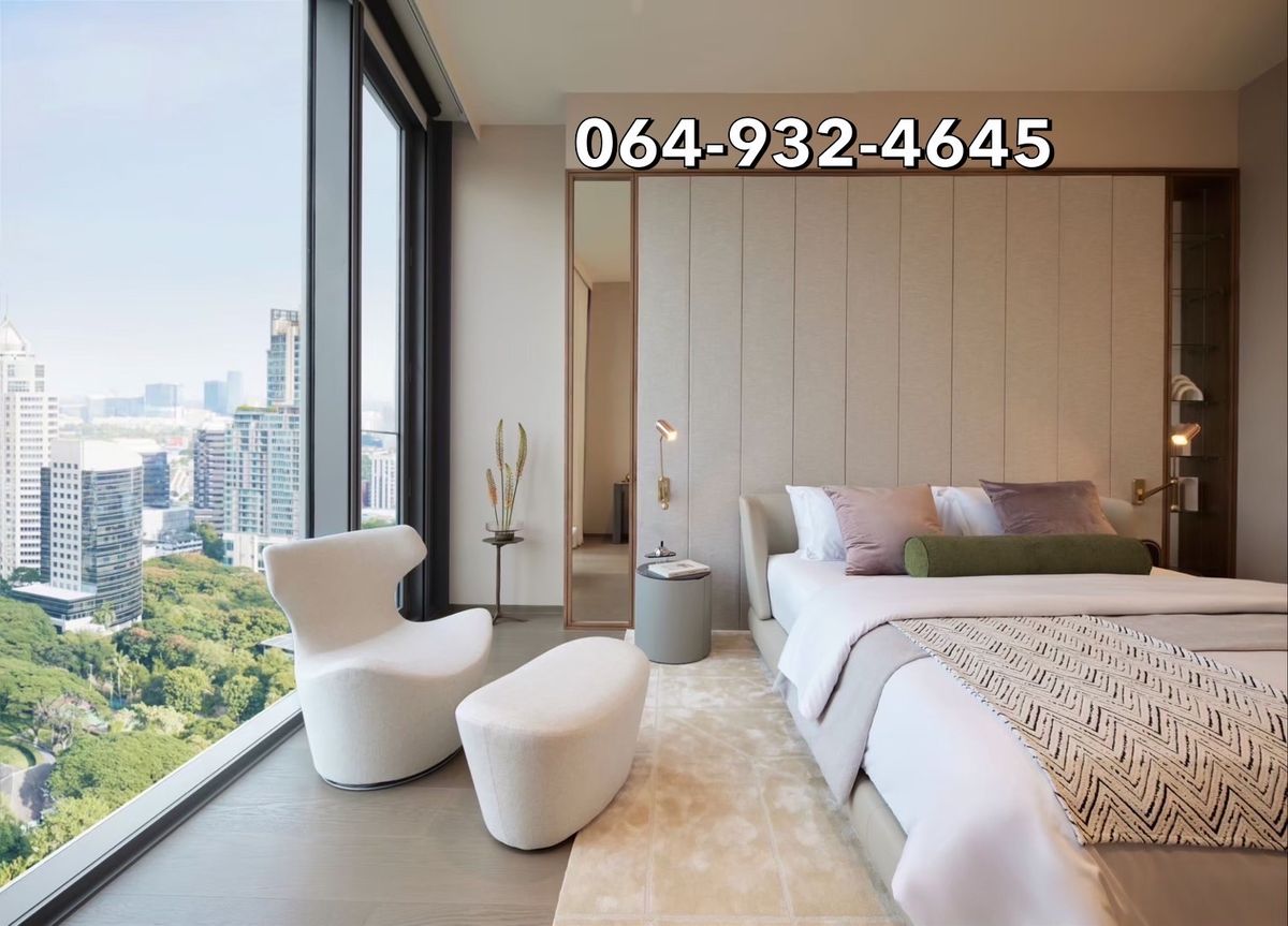 For SaleCondoWitthayu, Chidlom, Langsuan, Ploenchit : PETS Friendly Freehold Residence, a large size suite, like at home with Private Lift, can raise animals. Unlimited size 2Bedrooms 168SQ.M Call Ken 064-932-4645