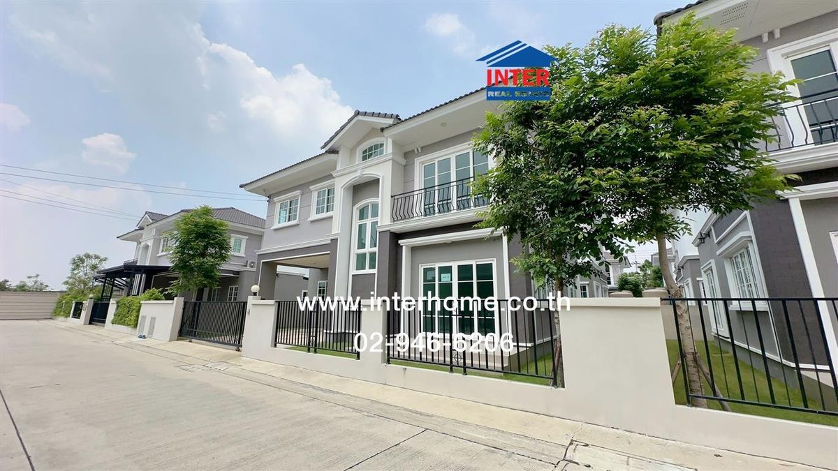 For SaleHousePathum Thani,Rangsit, Thammasat : 2 storey detached house 50.4 sq.w. Village Arista Ratchaphruek-Pathum Thani Near Pathum Thani Government Center Rangsit-Pathum Thani Road Ratchapruek Road Mueang Pathum Thani, Pathum Thani