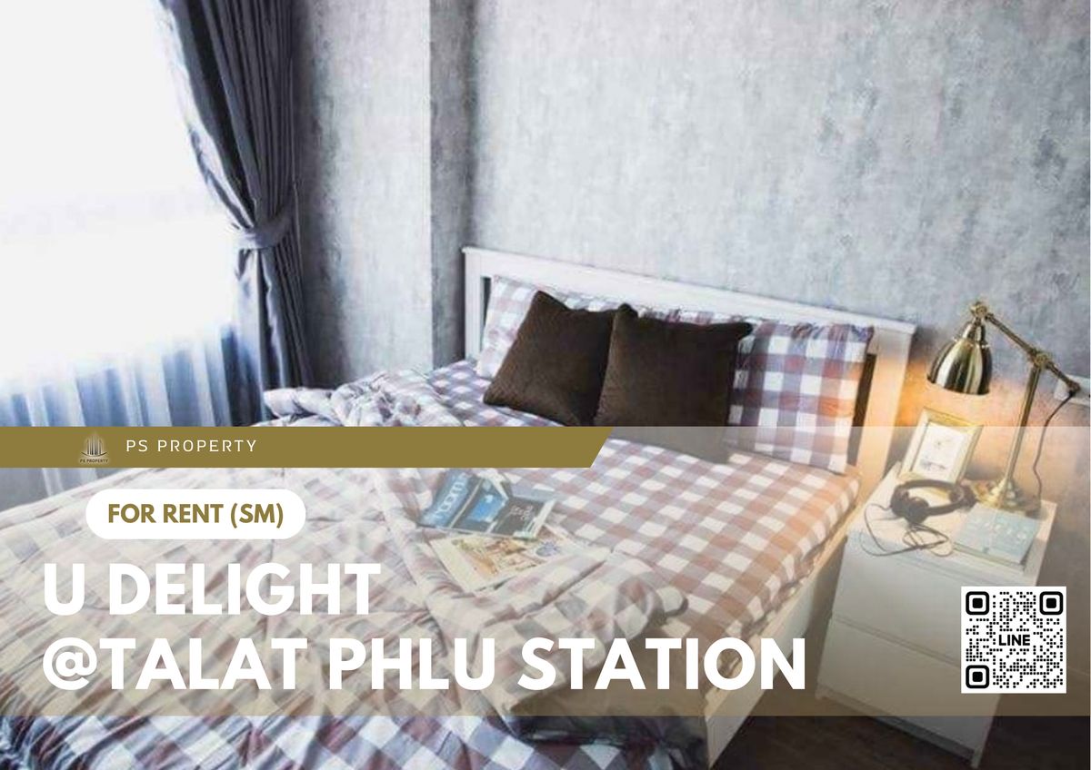 For RentCondoThaphra, Talat Phlu, Wutthakat : For rent ✨ U Delight @Talat Phlu Station ✨ Fully furnished and equipped with electrical appliances, near BTS Talat Phlu