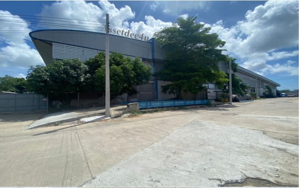 For RentFactorySamut Prakan,Samrong : Bang Pla factory for rent, warehouse with 2 -story office, 1,000 sq.m., with 5 tons of cranes, trailers, Bang Pla Bangi