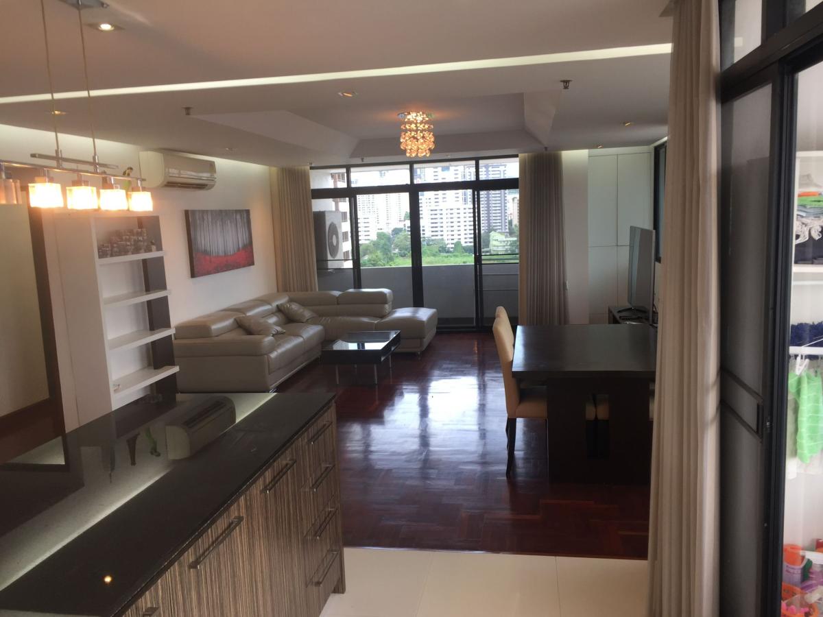 For SaleCondoSukhumvit, Asoke, Thonglor : Baan Phromphong Condo คอนโด 2 ห้องนอน ขนาดใหญ่ สุขุมวิท 39 ตารางเมตรไม่ถึงแสน ชั้นสูงวิวสวน ห้องมุม แต่งครบพร้อมอยู่