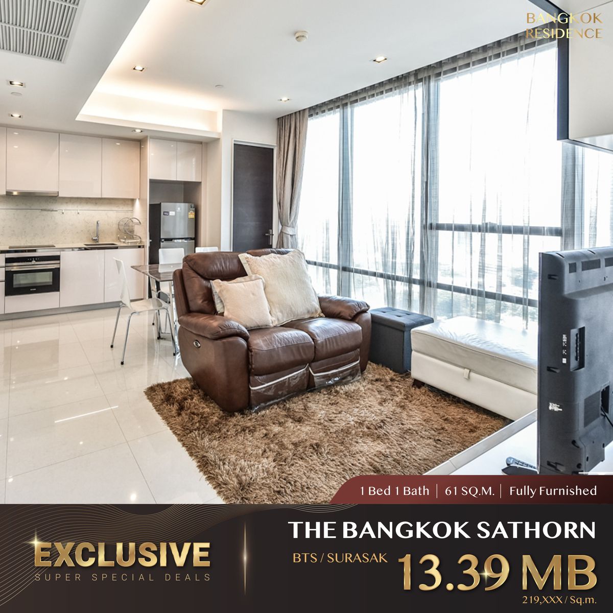 ขายคอนโดสาทร นราธิวาส : The Bangkok Sathorn คอนโดหรูระดับ Flagship สุด Exclusive บนถนนสาทร ใกล้ BTS สุรศักดิ์เพียงไม่กี่ก้าว พร้อมวิวเจ้าพระยา