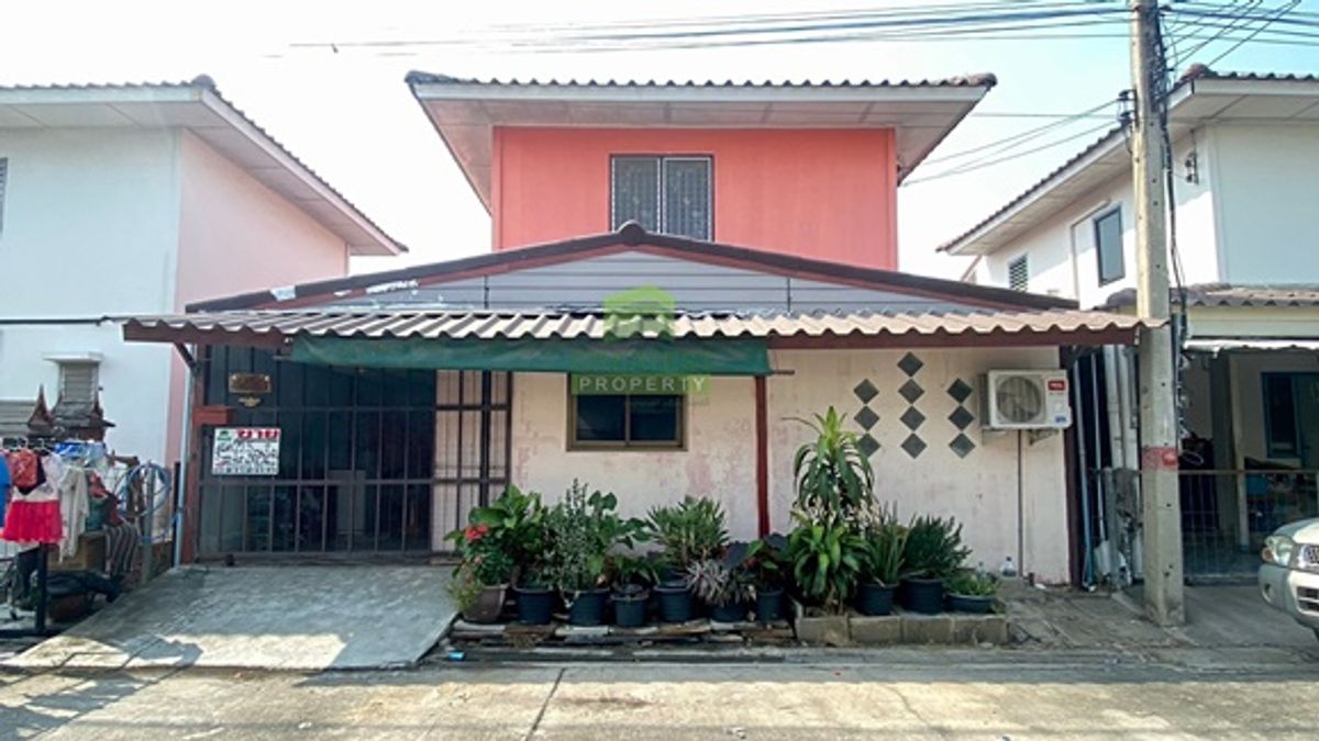 ขายบ้านปทุมธานี รังสิต ธรรมศาสตร์ : บ้านเอื้ออาทรลาดหลุมแก้ว1 บ้านเดี่ยว 2 ชั้น 22.50 ตร.ว 3 ห้องนอน แต่งครบ ราคาสบายกระเป๋า ทำเลดี