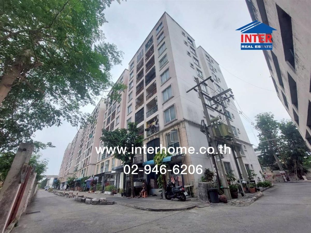 For SaleCondoSamut Prakan,Samrong : Condominium 44.61 sq.m., Palm Pawilian Srinakarin Condo 1, Soi Yenchai, Thepharak Road, Srinakarin Road Mueang Samut Prakan, Samut Prakan
