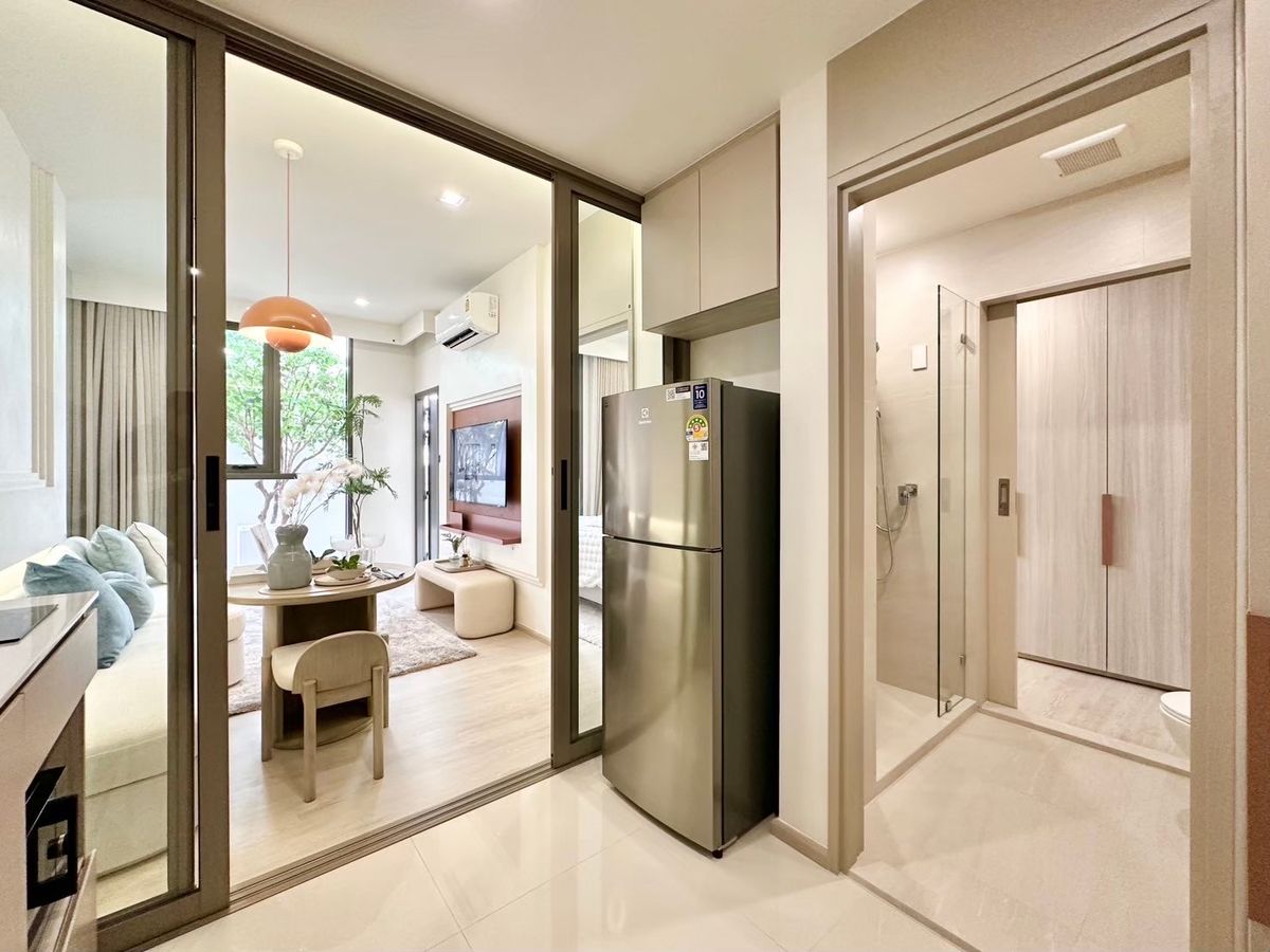 For SaleCondoSukhumvit, Asoke, Thonglor : ** Can raise animals ** 𝗧𝗵𝗲 𝗥𝗲𝗳𝗲𝗿𝗲𝗻𝗰𝗲 𝗘𝗸𝗸𝗮𝗺𝗮𝗶 1 bedroom 34 sq.m., only 7.29 MB, buy directly at the project 📲 095-9299924 (K. Benz)
