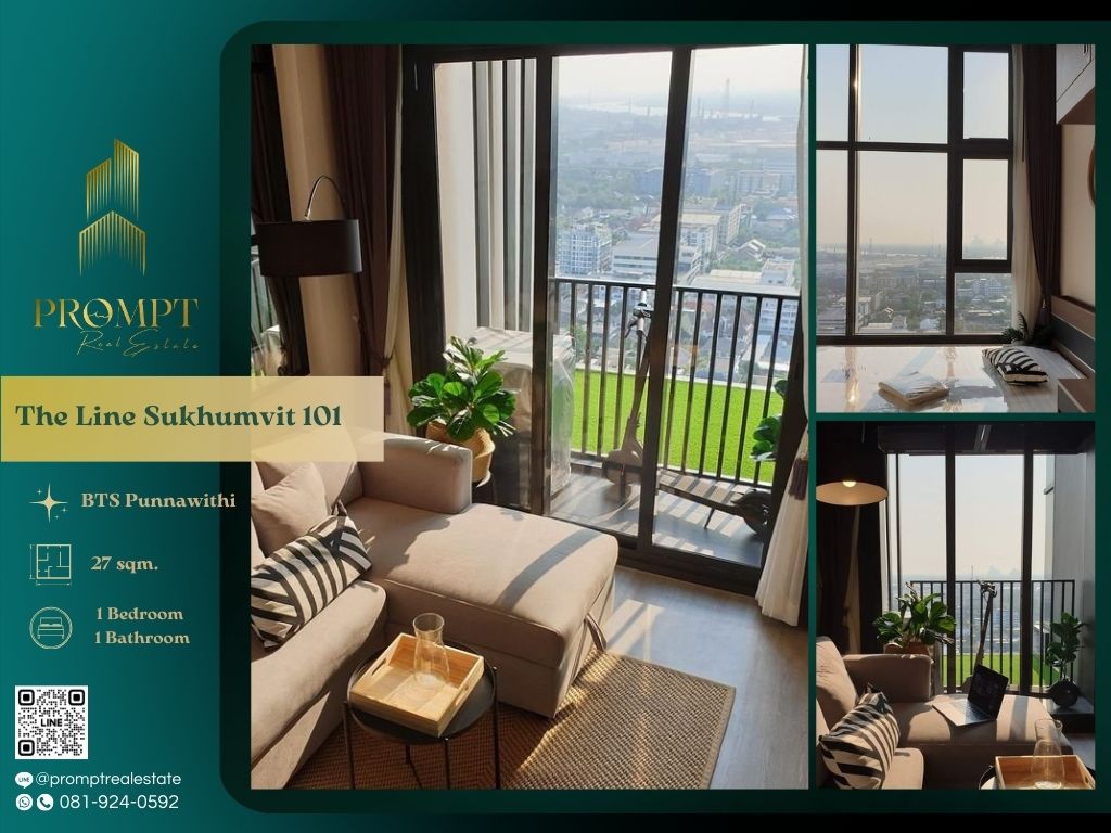 ให้เช่าคอนโดอ่อนนุช อุดมสุข : ST13298 - The Line Sukhumvit 101 :  เดอะ ไลน์ สุขุมวิท 101 - BTS Punnawithi / BTS Bang Chak / Century the movie plaza Sukhumvit