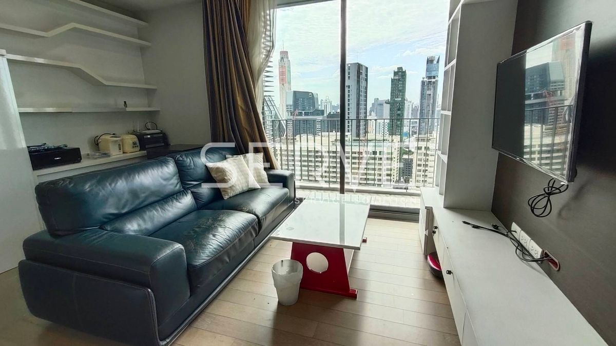 For RentCondoRatchathewi,Phayathai : 1 Bed Super High Floor City view Nice Room & Good Location Next to BTS Ratchathewi 0 m @  Pyne by Sansiri 