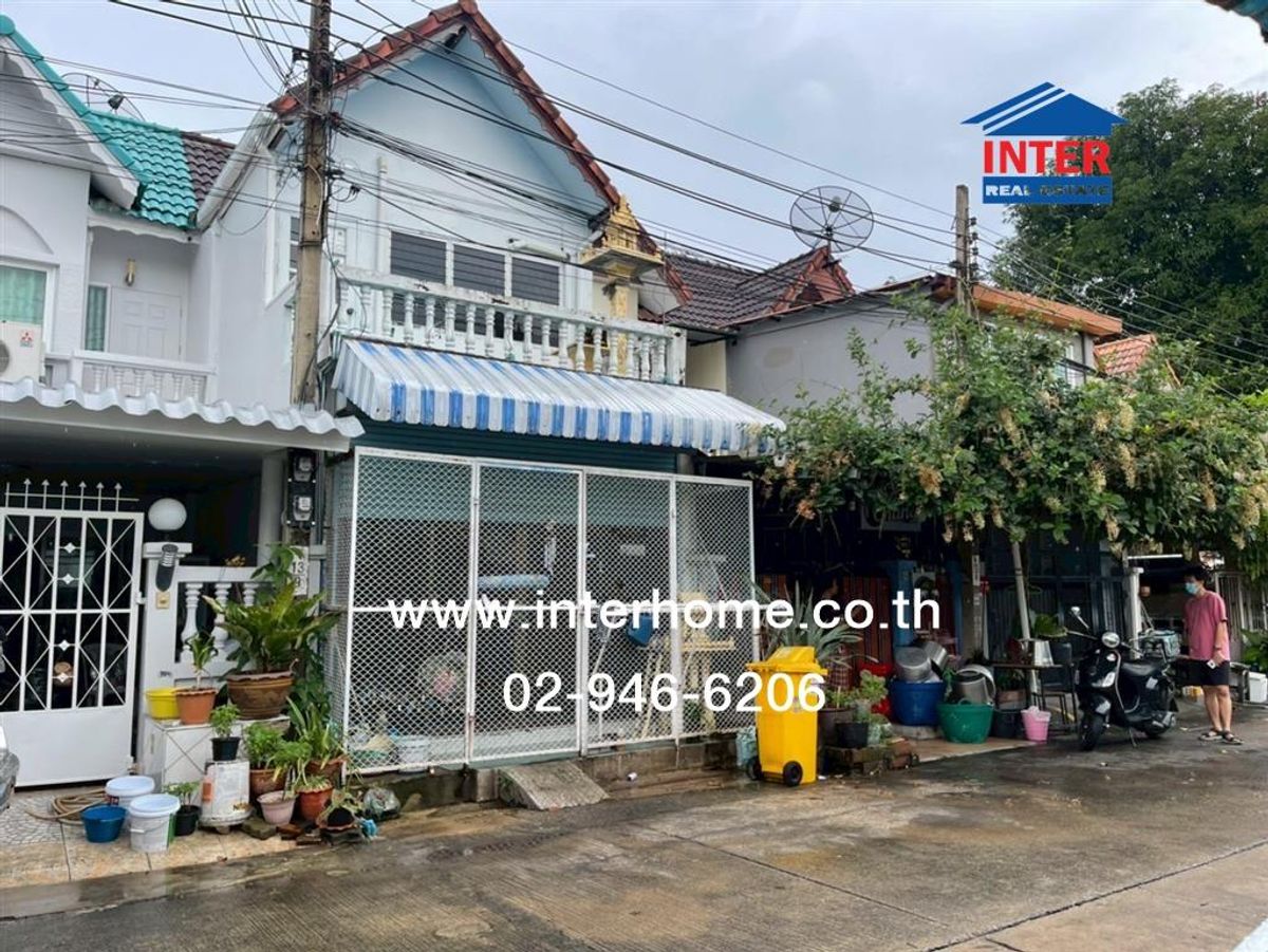 For SaleTownhomeKaset Nawamin,Ladplakao : Townhouse 2 floors, 20 sq.w. Village, Sinthana 5 Soi Nuanchan 22, Nawamin Road, Kaset-Nawamin Road, Bueng Kum District, Bangkok
