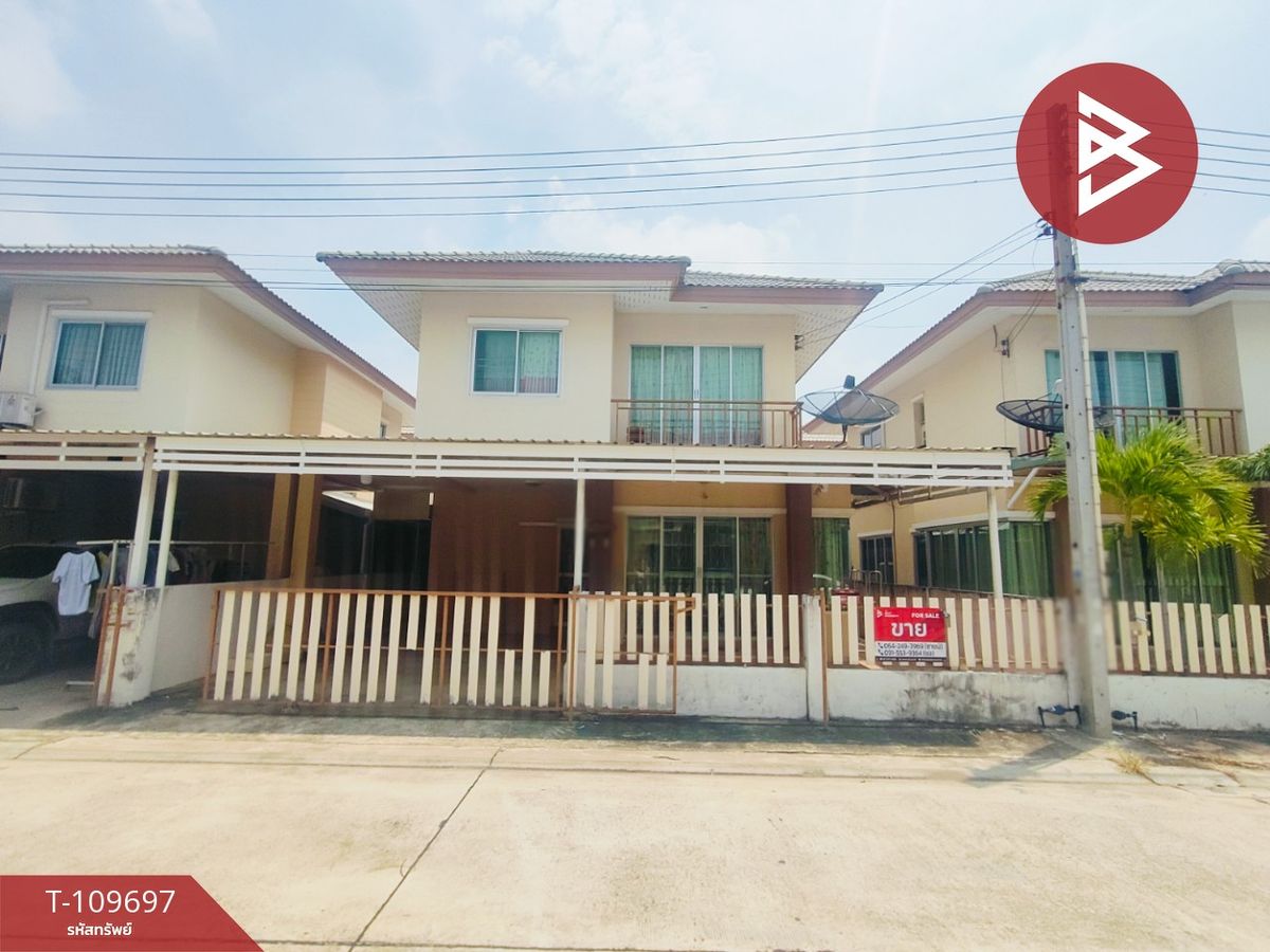 For SaleChachoengsao : Twin house for sale, Ban Pho Ville 2 Chachoengsao Project, ready