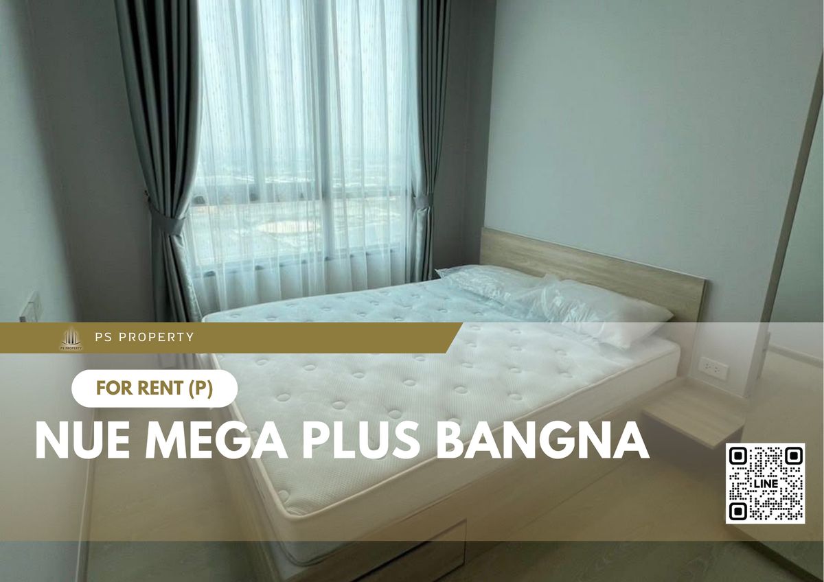 For RentCondoBangna, Bearing, Lasalle : For rent 🔥 Nue Mega Plus Bangna 🔥 Fully furnished and equipped with appliances, near MEGA