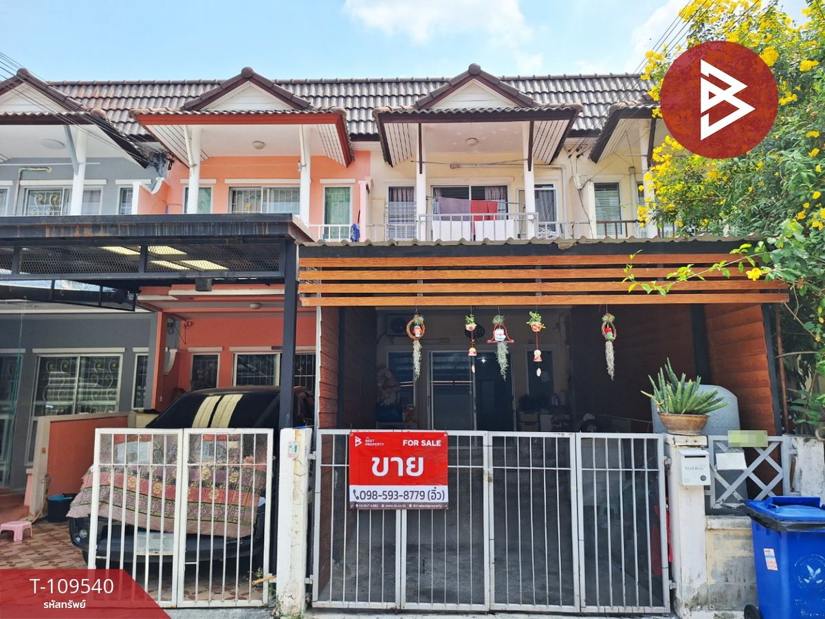 ขายทาวน์โฮมสมุทรปราการ สำโรง : ขายทาวน์เฮ้าส์ หมู่บ้านนครทองซิตี้ คลองอาเสี่ย แพรกษาใหม่ สมุทรปราการ