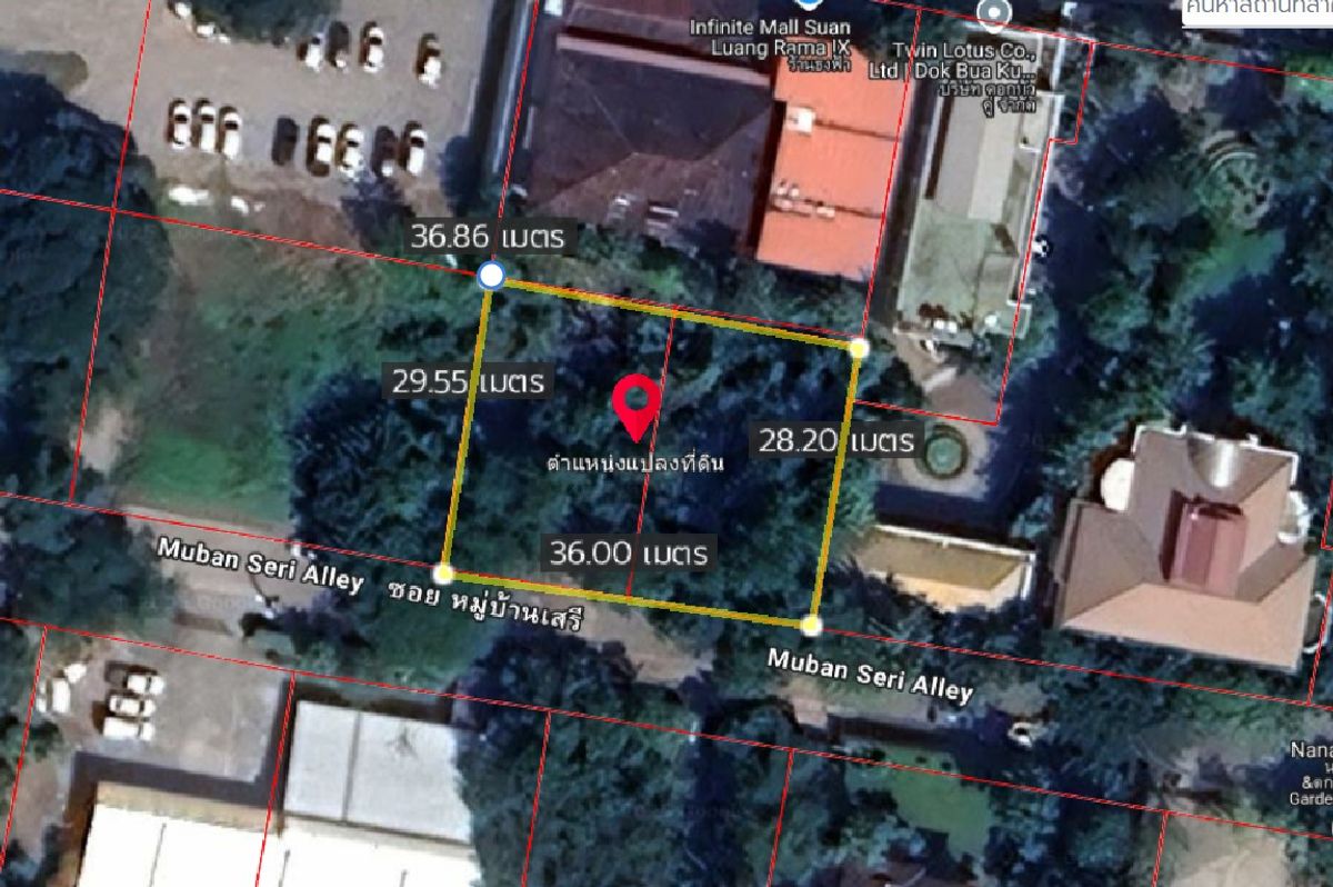 ขายที่ดินลาดกระบัง สุวรรณภูมิ : ที่ดิน 278 ตร.ว. ซอย ศรีนครินทร์ 55 / (ขาย), Land 278 sq m. Soi Srinakarin 55 / (SALE) FON084