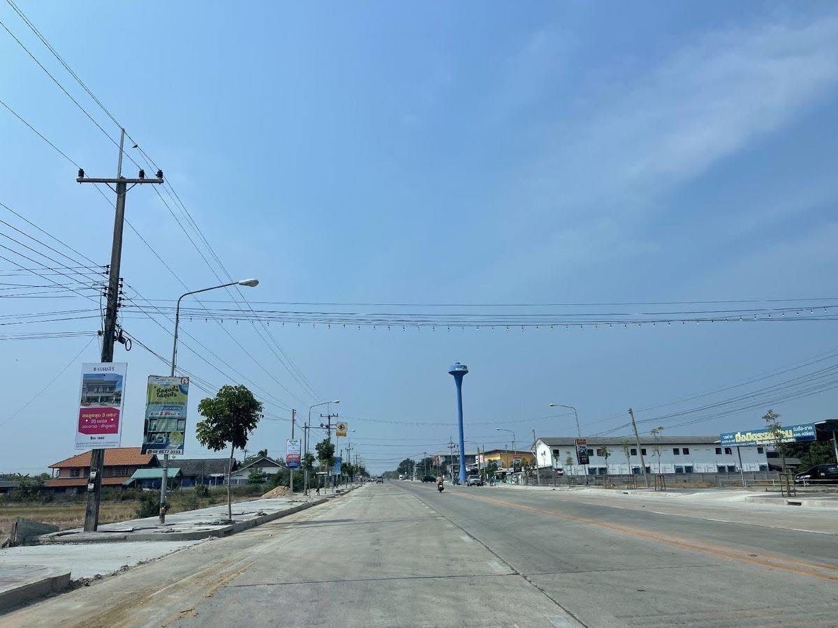 ขายที่ดินปทุมธานี รังสิต ธรรมศาสตร์ : ขายที่ดิน ลำลูกกาคลอง 5 ติดถนนใหญ่ ใกล้มอเตอร์เวย์ แบ่งขายได้
