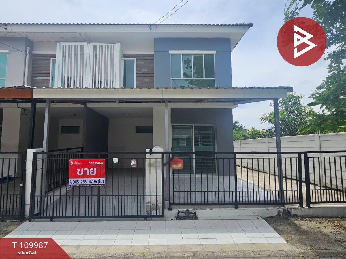 For SaleTownhomeNakhon Pathom : Townhouse for sale Pruksa Village 83 Boromarajonani-Sai 5 Sam Phran Nakhon Pathom