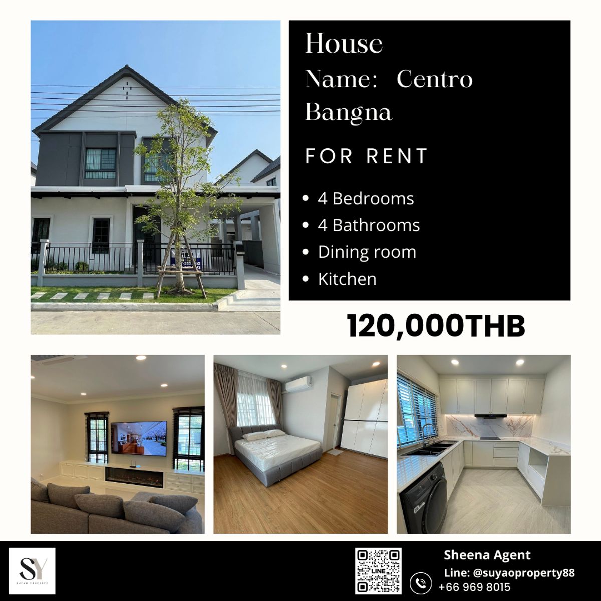 For RentHouseBangna, Bearing, Lasalle : Centro Bangna
